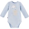 EEVI Detské body s dlhým rukávom Mellow Blue 74 (6-9m)