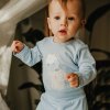 EEVI Detské body s dlhým rukávom Mellow Blue 74 (6-9m)