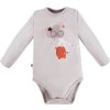 EEVI Kojenecké body s dlouhým rukávem Mellow šedá 74 (6-9m)
