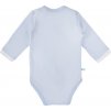 EEVI Kojenecké body s dlouhým rukávem Newborn modrá 50 (0-1m)