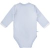 EEVI Kojenecké body s dlouhým rukávem Newborn modrá 62 (3-6m)