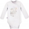 EEVI Detské body s dlhým rukávom Mellow White 56 (0-3m)