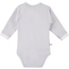 EEVI Kojenecké body s dlouhým rukávem Newborn šedá 62 (3-6m)