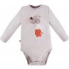 EEVI Kojenecké body s dlouhým rukávem Mellow šedá 86 (12-18m)