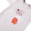 EEVI Detské body s dlhým rukávom Mellow Grey 86 (12-18m)
