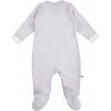 EEVI Kombinéza Newborn šedá 62 (3-6m)