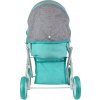 Hluboký kočárek pro panenky Milly Mally Alice Prestige - mátový