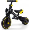 Detská trojkolka 4v1 Milly Mally Optimus Plus s vodiacou tyčou black
