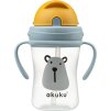 Láhev s brčkem Akuku 300 ml Medvěd