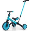 Dětská tříkolka 4v1 Milly Mally Optimus Plus s vodící tyčí blue
