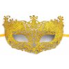 Karnevalová maska - škraboška s glitrami