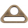 Trojuholníkový kovový prievlak šírka 31 mm