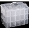 Plastový box / kufřík 3 patrový s rukojetí