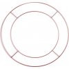 Dvojitý kovový kruh na lapač snov / na dekorovanie Ø30 cm