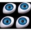 Plastové oči k nalepení 12x17mm