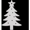Drevené dekorácie vianočná vločka, hviezda, stromček, zvonček, koník, sob na zavesenie / na nalepenie