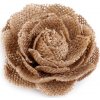 Textilné aplikácie / nášivka jutový kvet