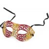 Karnevalová maska - škraboška metalická