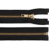 Kovový zips šírka 6 mm dĺžka 70 cm