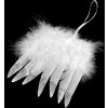 Dekorácia anjelské krídla s metalickým efektom