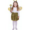 Detský kostým "Včielka" (sukne, krídla, čelenka, palička)