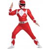 Kostým Red Ranger Classic Muscle - Power Rangers (licencia), veľkosť M (7-8 rokov)