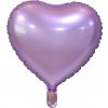 Balónik fóliový "Srdce", matný, lila, 18