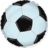 Fóliový balónik 18" FX - "Futbal - lopta" čierny (guľatý)