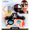 Pirátska sada na maľovanie na tvár (maska, farby, pastelka, hubka, aplikátor)