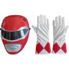 Red Ranger - Sada příslušenství Power Rangers (licence), velikost un. / dětská