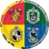 Papírové talíře Harry Potter Hogwarts Houses, příští generace, 23 cm, 8 ks (bez plastu)