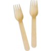 Eko kolekce "Wooden forks", 100 ks.