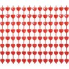 B&C záves Srdce s potlačou, červená, 100x200 cm