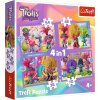 TREFL Puzzle Trollovia Farebné dobrodružstvo 4v1