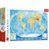 TREFL Puzzle Veľká mapa sveta 4000 dielikov