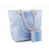 Letná / plážová taška mandala, paisley s taštičkou 39x50 cm