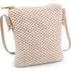 Kabelka malá  / crossbody s macrame strukturou