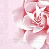 Papírové ubrousky Pink Rose Decorata Party, rozměr 33 x 33 cm, 20 ks.