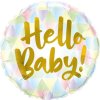 18palcový fóliový balónek QL CIR Hello Baby