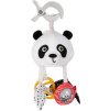 CANPOL babies Senzorická závěsná cestovní hračka PANDA s klipem BabiesBoo