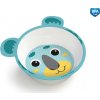 CANPOL babies Melaminová miska protiskluzová s oušky HELLO LITTLE 490 ml zelená