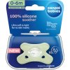CANPOL babies Dudlík 100% silikonový symetrický 0-6m 1ks zelený