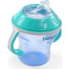 Baby Ono Nevylévací hrníček s měkkým pítkem 180 ml MODRÁ