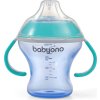 Baby Ono Nevylévací hrníček s měkkým pítkem 180 ml MODRÁ