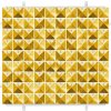 Panel dekoracyjny złoty 3D, przezroczyste tło, 30x30 cm/ 100 kwadratów
