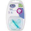 Chicco Šidítko Physio Soft celosilikonové 6-16m modrý