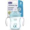 CHICCO Hrneček učící Transition s držadly 200 ml modrý 4m+