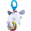 Bali Bazoo Závesná hračka na kočík s hrkálkou - Pes, biela