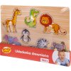 SMILY PLAY Drevené puzzle Zoo