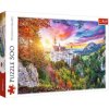 TREFL Puzzle Pohľad na zámok Neuschwanstein, Nemecko 500 dielikov